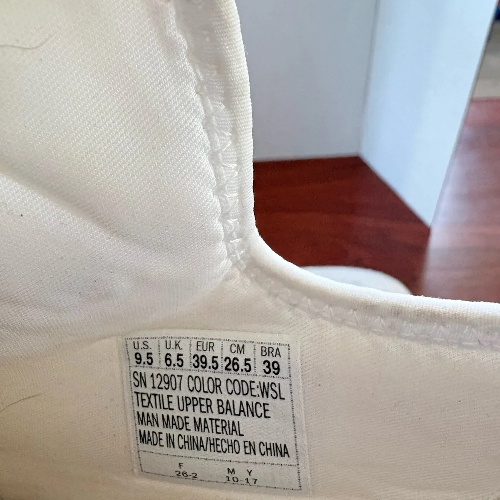 Skechers Women's Air-Cooled Memory Foam Sneakers Size 9.5 White Lace - Picture 7 of 10